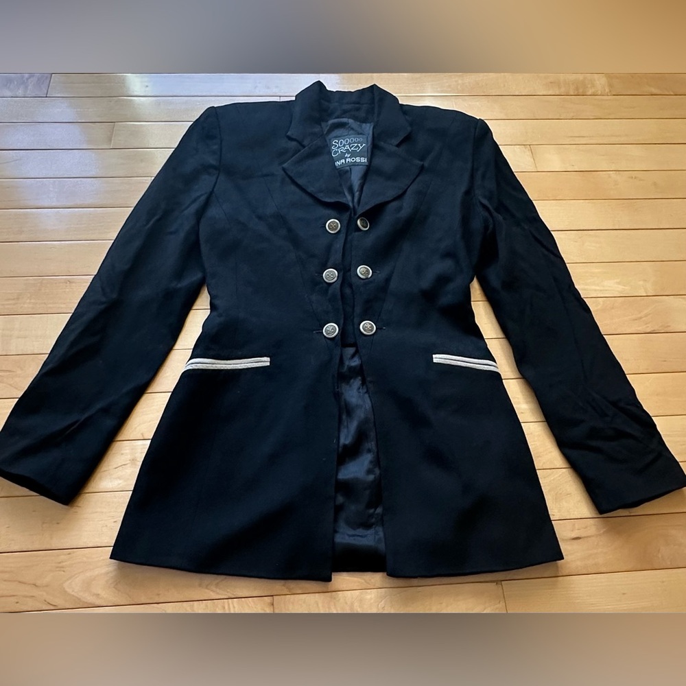 Sooooo Crazy by Rina Rossi blazer • early 90s VINTAGE • size 6